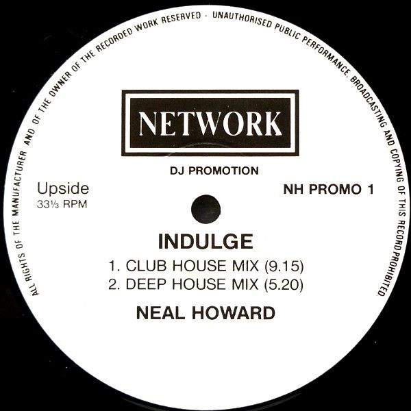 Neal Howard - Indulge - Network Records