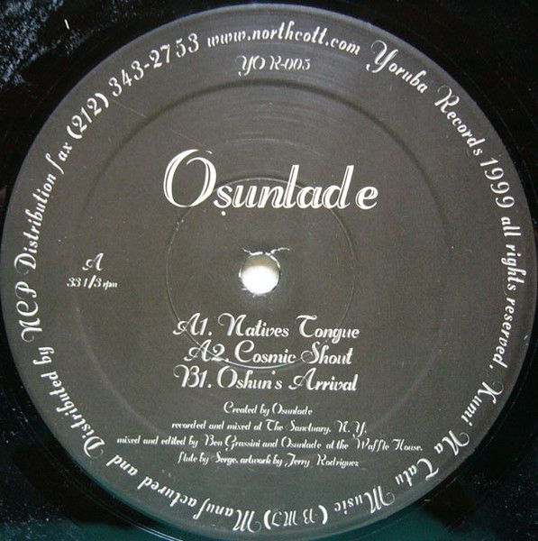 Osunlade - Natives Tongue - Yoruba Records