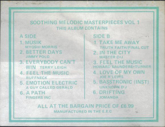 Various - Soothing Melodic Masterpieces Vol 1 - Not On Label