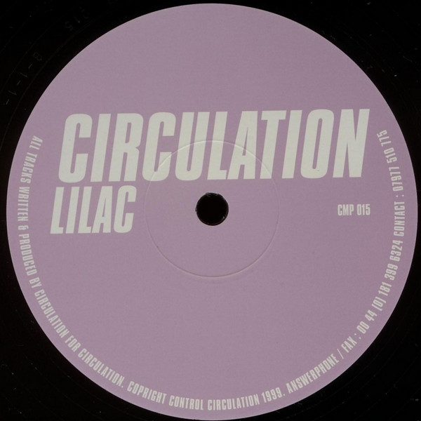 Circulation - Lilac - UK 12" Vinyl - 2000 - Circulation - Picture 1 of 1