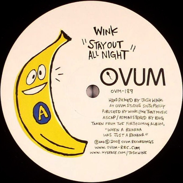 Josh Wink - Stay Out All Night - USA 12" Vinyl - 2008 - Ovum - Picture 1 of 1
