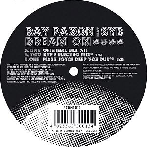 Ray Paxton Feat Syb - Dream On - German 12" Vinyl - 2006 - Prog City Deep - Bild 1 von 1